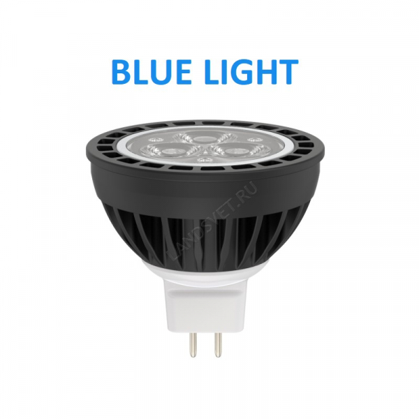 Светодиодная лампа MR16-7W-BLUE